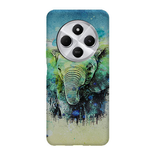 Coque Xiaomi Redmi 14C Water Color Elephant